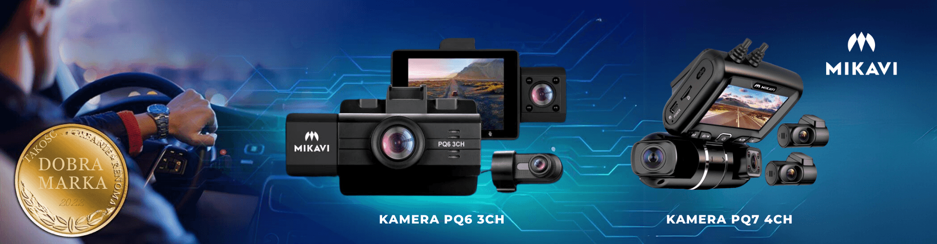 Wideorejestratory samochodowe Mikavi - kamery 4K