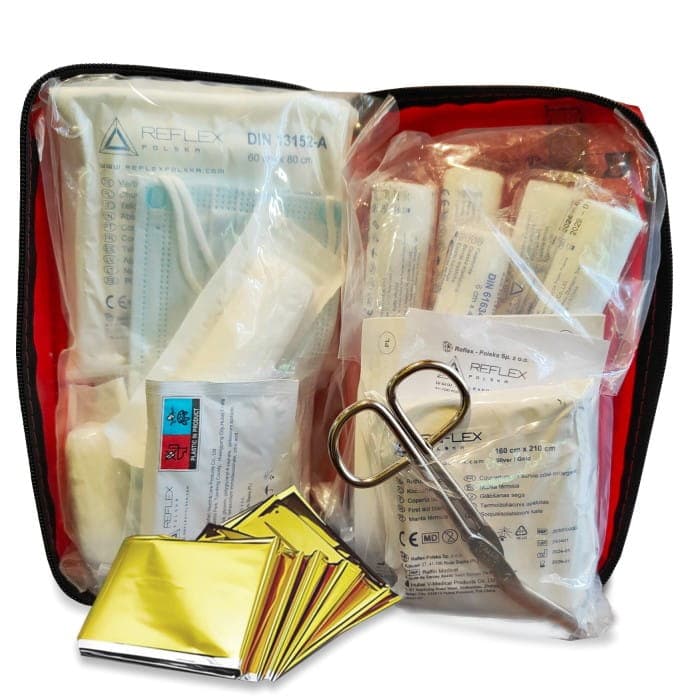 Apteczka samochodowa pierwszej pomocy