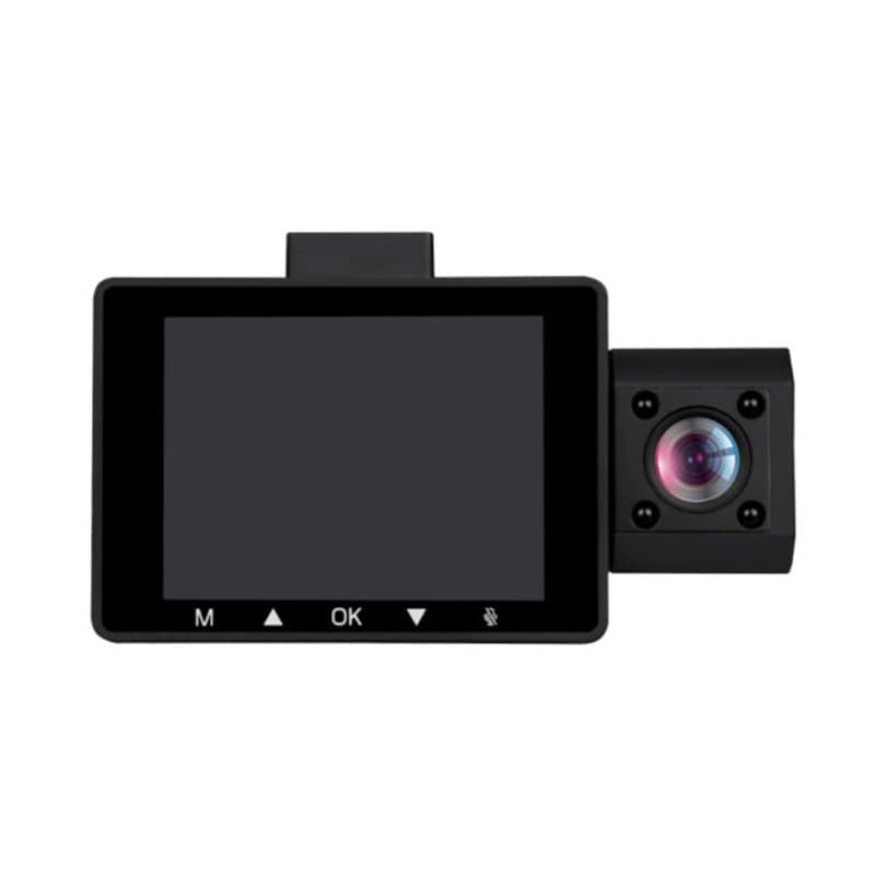 Mikavi PQ6 3CH widok od tyłu z ekranem IPS, przyciskami sterowania i kamerą kabinową IR