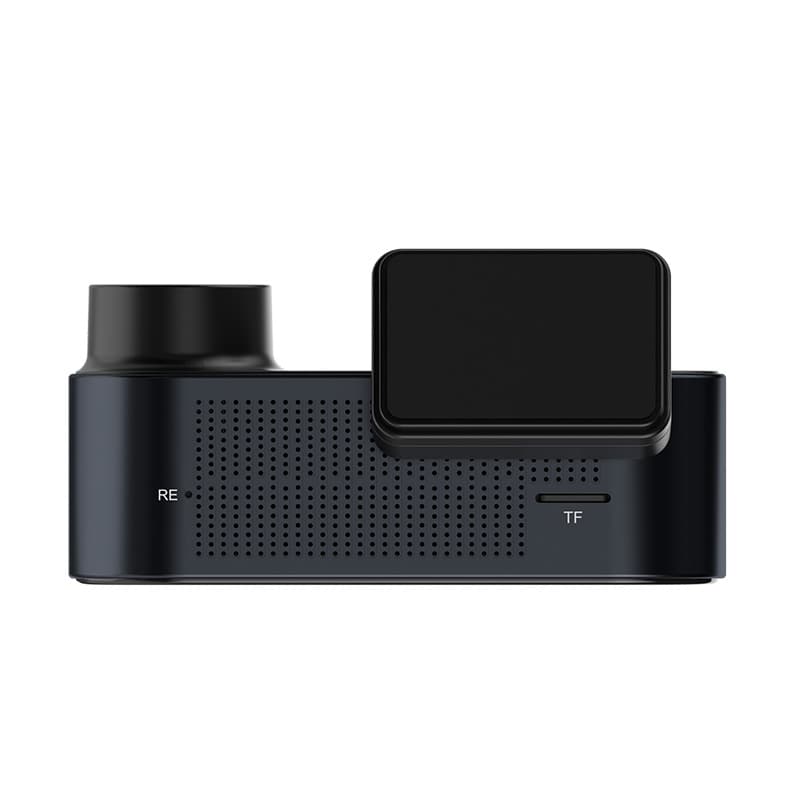 Mikavi PQ8 widok z boku ze slotem na kartę microSD i wejściem kamery tylnej